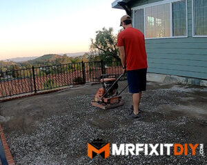 base compacting turf installation