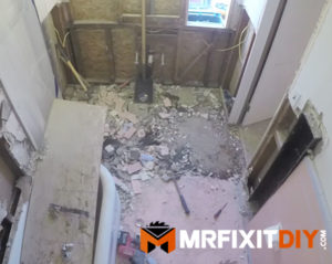 tile floor demolition