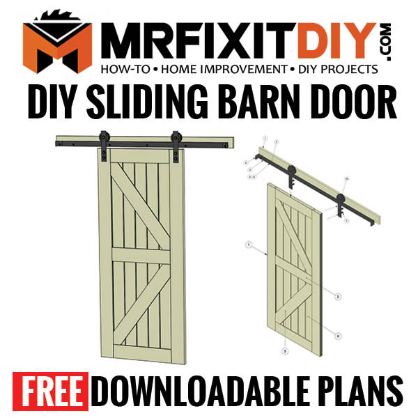 FREE DIY Sliding Barn Door Plans