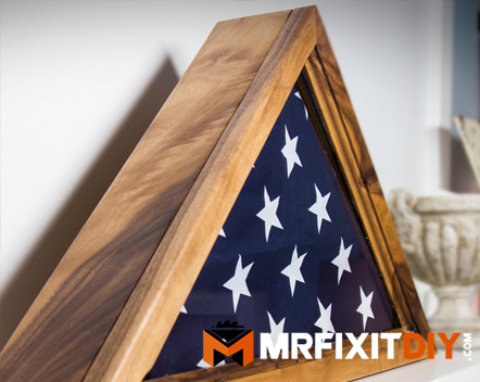 memorial flag display case
