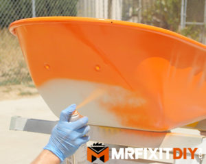 painting wheelbarrow restore a wheelbarrow