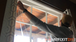 sealing window drafts home prepped for winter