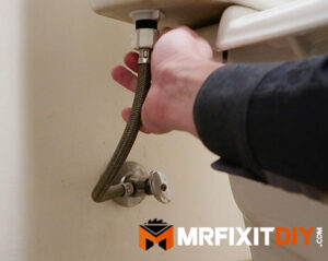 reconnecting toilet supply line diy running toilet repair