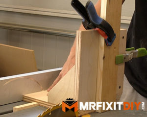 DIY tenoning jig memorial flag case