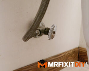 water supply shutoff valve toilet repair 